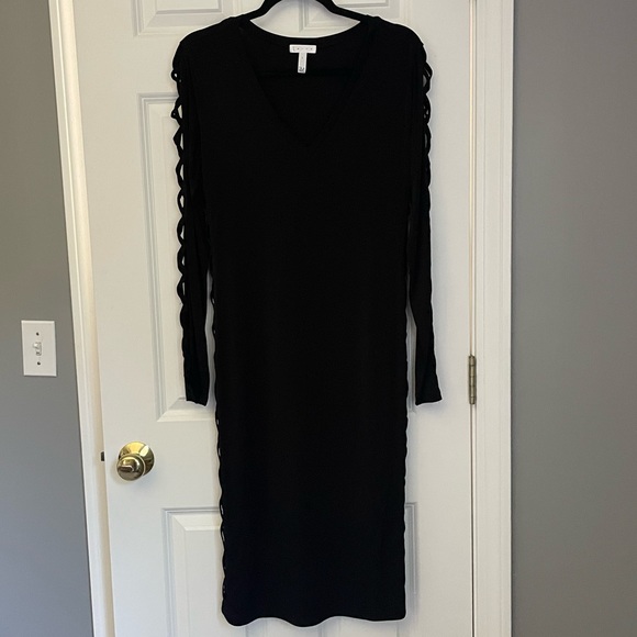 Long Sleeve Leith Black Dress